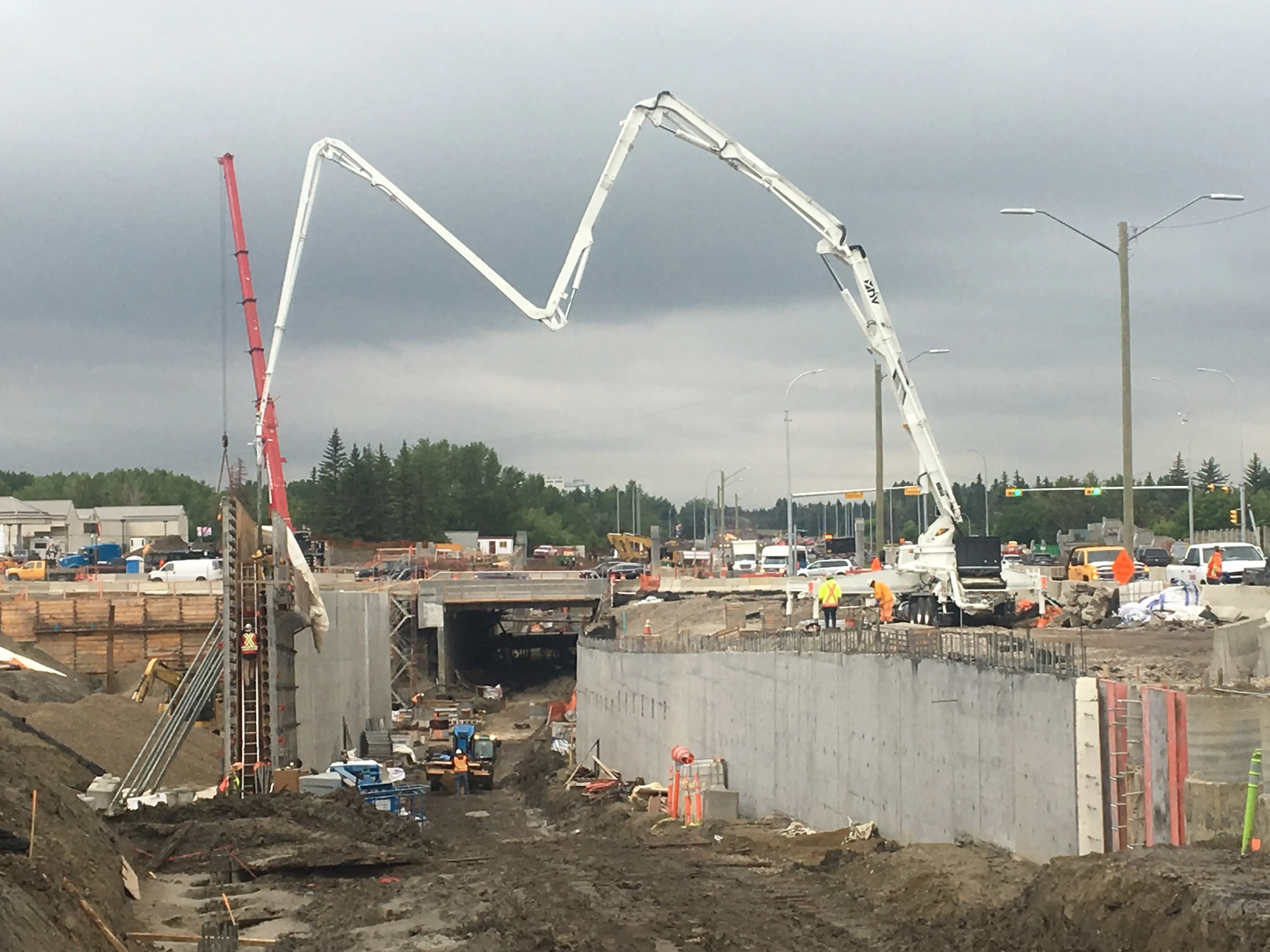 Commercial concrete placement in Tyler, Texas