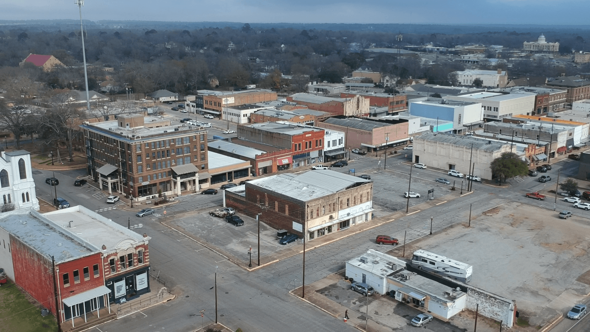 Commercial concrete project in Palestine, TX